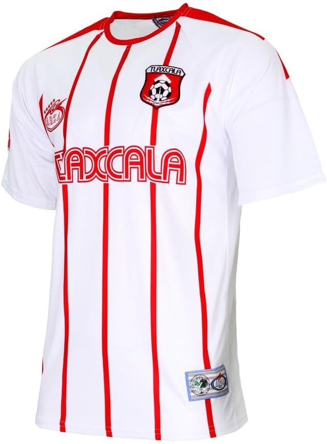 ARZA Sports Men’s Tlaxcala Mexico‑Inspired Soccer Jersey – Red/White Short Sleeve Fan Shirt Sublimated Design - Image 2