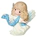 Precious Moments, Christmas Gifts, “Guide Us To Thy Perfect Light”, 6th in Annual Angel Series, Bisque Porcelain Figurine, #161034