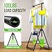 MAXLEAD HOME Clothes Rack Foldable Clothing Rack, 64.5''H Collapsible Garment Rack with 4 levels Adjustable Height, Portable Coat Rack for Travel, Camping, Drying, RV, Indoor, Outdoor, Easy Assemble