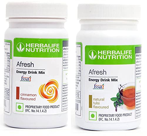 HERBALIFE Afresh Energy Drink - Cinnamon Flavor & Tulsi Flavor For Weight Loss Energy Drink (50 g, Cinnamon, Tulsi Flavored) (B095XDL4HH) Amazon Price History, Amazon Price Tracker