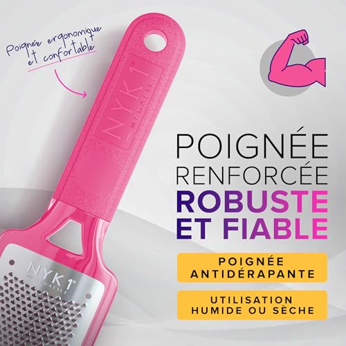 NYK1 GENUINE MEGAFILE Râpe à Pieds ORIGINALE Super Aiguisée Extra Large Micro Mega Limes UNIQUE chez NYK1.Enlevez les Peaux Mortes Sèches Callousée des Pieds en Quelques Secondes – En ROSE ou Noir – vue 6