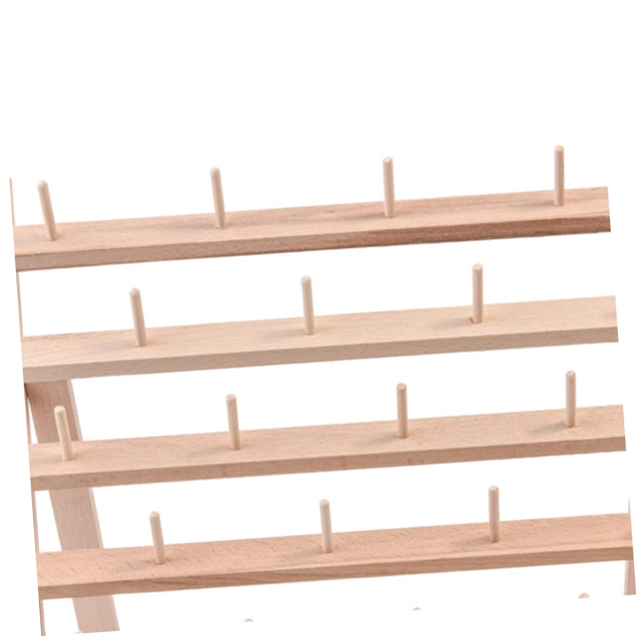 Portahilos Plegable de Haya para 30 Carretes de Costura