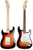 Midex RPH-30SB Rose Keyboard Strat Case FAQ Electric Guitar Set