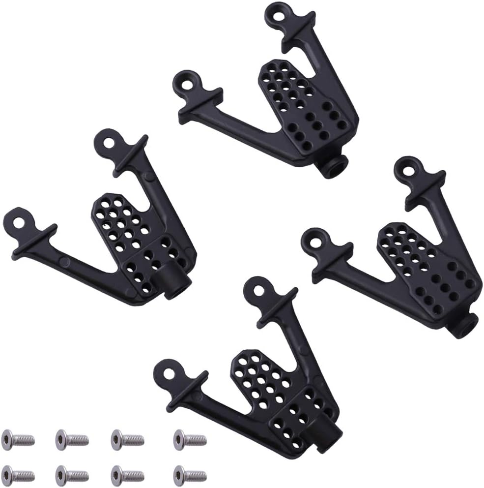 HobbyPark Aluminum Front & Rear Shock Tower Hoops Bracket Mount for Axial SCX10 1/10 Scale Crawlers Truck Car Upgrade Parts Hop-Ups