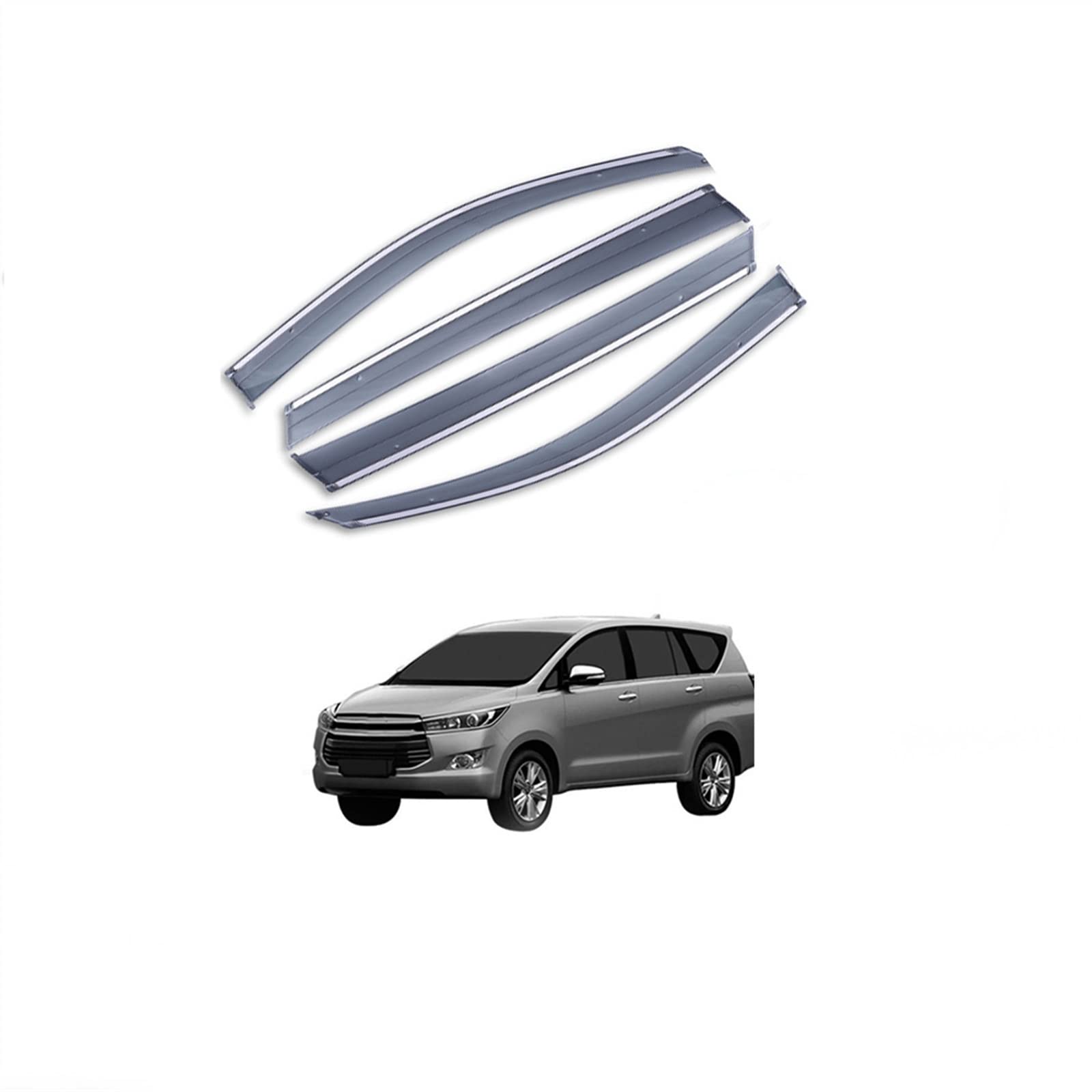 Visière de fenêtre pour Toyota Innova 2016 | Éliminez la buée et la chaleur en habitacle