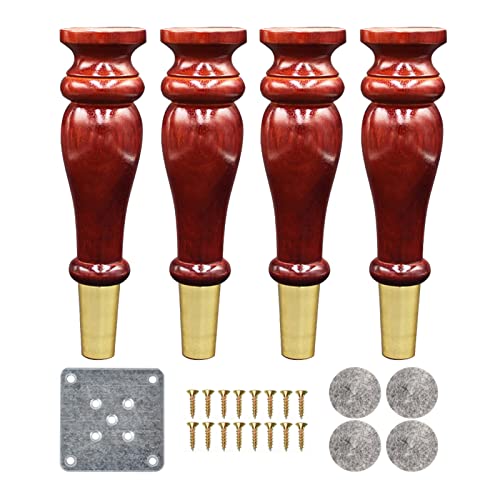 WENYAZIGUO Patas de Madera Maciza para...