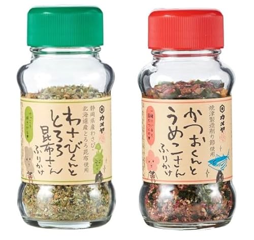 【アソートセット】かつおくんと梅こさん ふりかけ わさびくんととろろ昆布さん ふりかけ 静岡土産