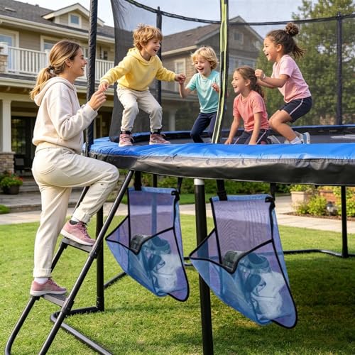 Soporte para zapatos de cama elástica con dos correas de nailon y gran capacidad de carga 3