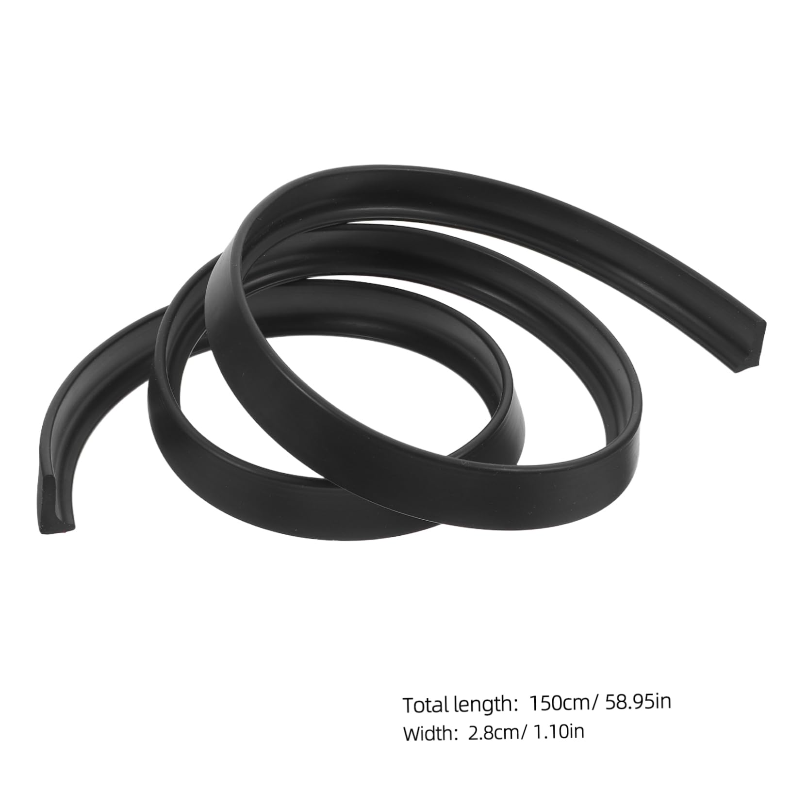 SOLUSTRE Self-Adhesive Shower Water Stopper Strip Splash Guard for Bathroom Kitchen Prevents Water Spillage Easy Installation