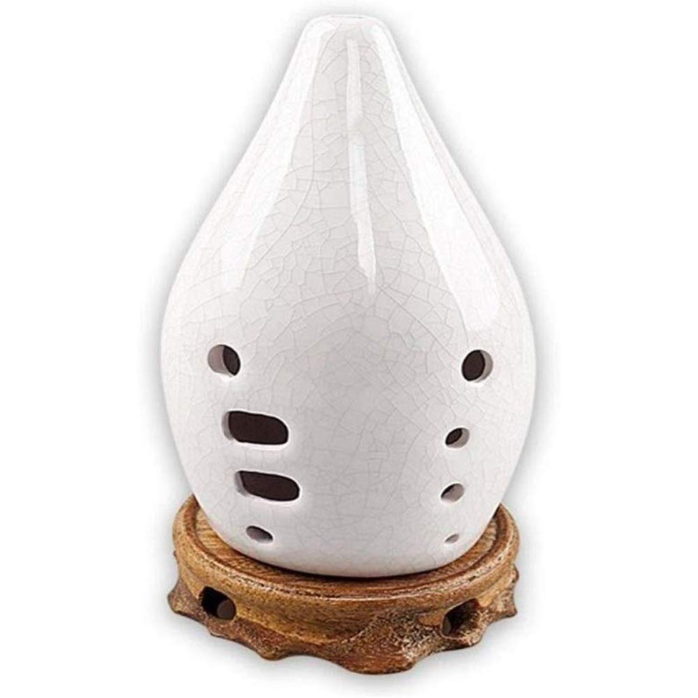 HCZKIUJY 10 Hole Ocarina Classic Straw fire Masterpiece Collectible Alto F Ceramic Ocarina Highly Recommended By Shop Owner of OcarinaWind Music Instrument Gift Idea