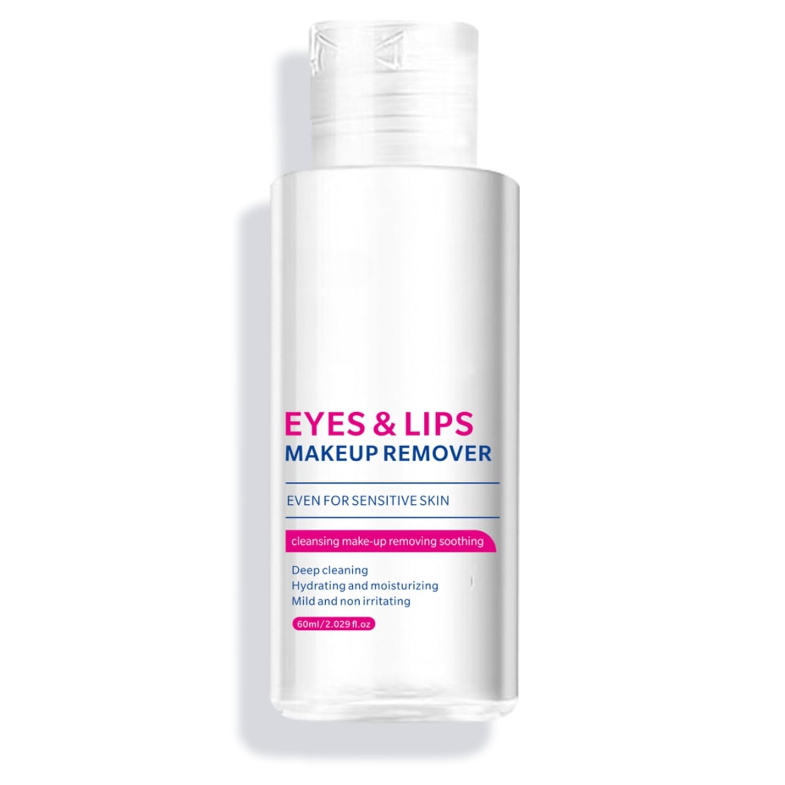 TrendyfaveLip & Eye Makeup Remover,Eyelash Remover,Skin Care Suitable For Waterproof Makeup,Deep Cleaning,Moisturizing,Eye Make Up Remover For Sensitive Eyes,Lipstick Remover,With Glycerin