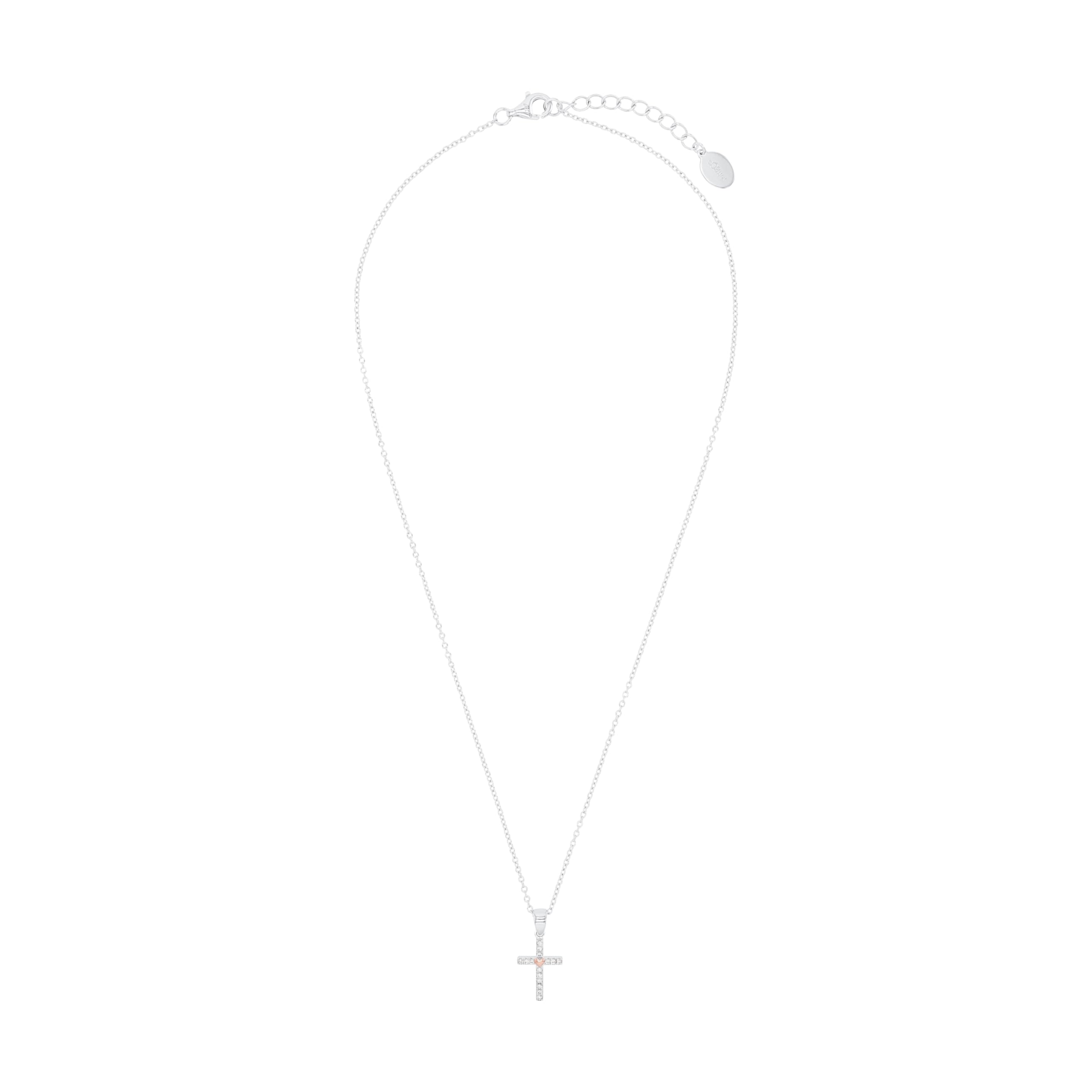 s.Oliver 925 Sterling Silber Mädchen Kinder Schmuck, mit Zirkonia synth., Motiv, Kommt in Schmuck Geschenk Box