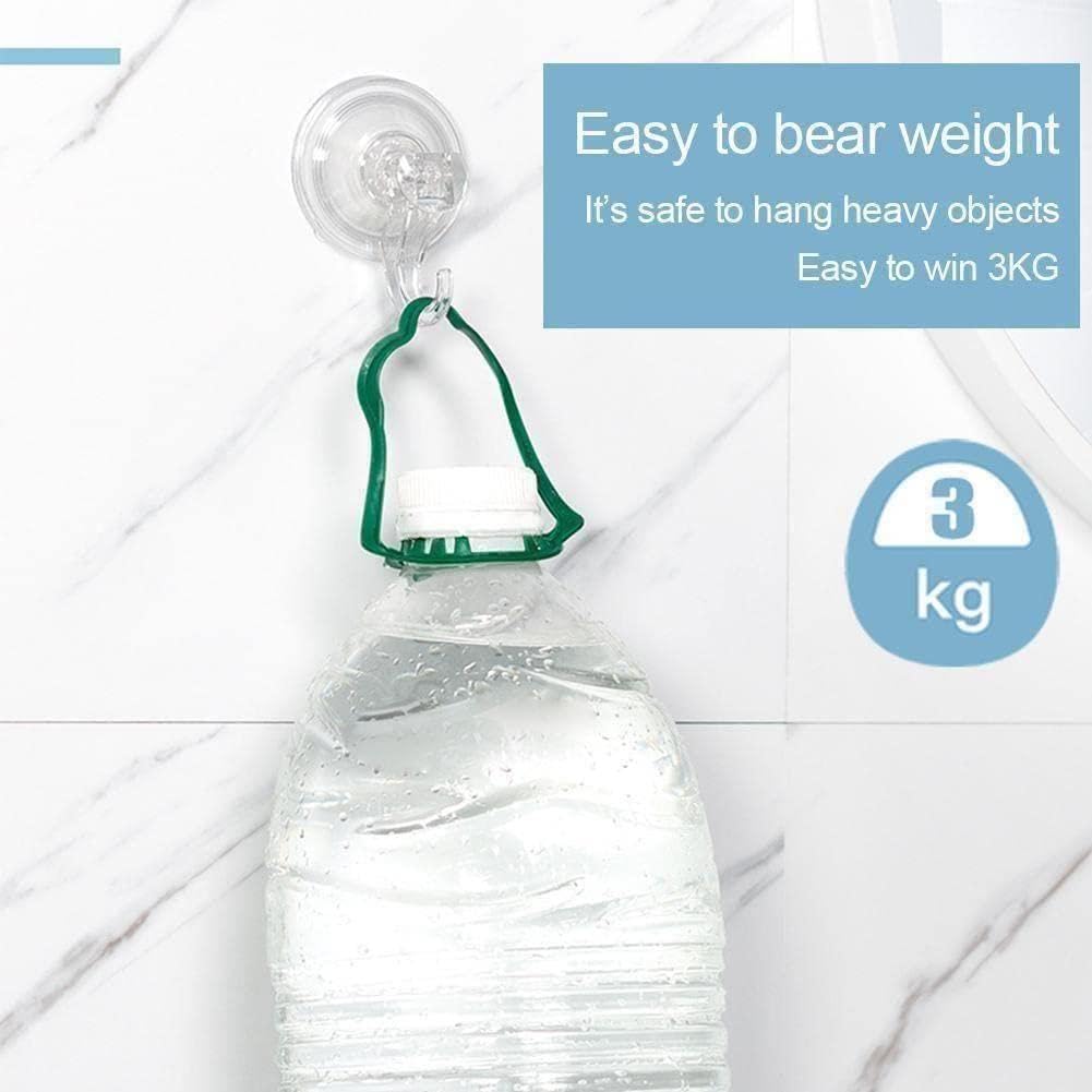 Ganci A Ventosa Per Doccia Da 2 Pezzi - Resistenti E Riutilizzabili, Supporta Fino A 3kg, Ideale Per Asciugamani E Rasoi, Senza Foratura