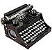 HZAYS Vintage Creative Retro Mini Machine à écrire Modèle Décoration Ancienne Machine à écrire Anniversaire Cadeaux De Noël Cadeaux Et Style d'art Maison Bar Métal Artisanat （24 * 18 * 12 Cm）