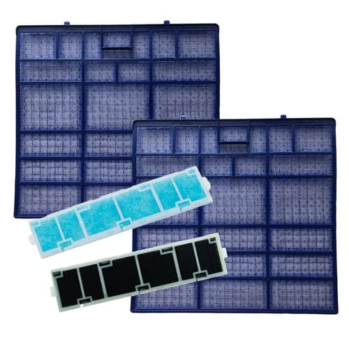 Factory Original E12 L85 100 with MAC-2330FT-E and MAC-3000FT-E Mini Split Filter Combo for Mitsubishi Units