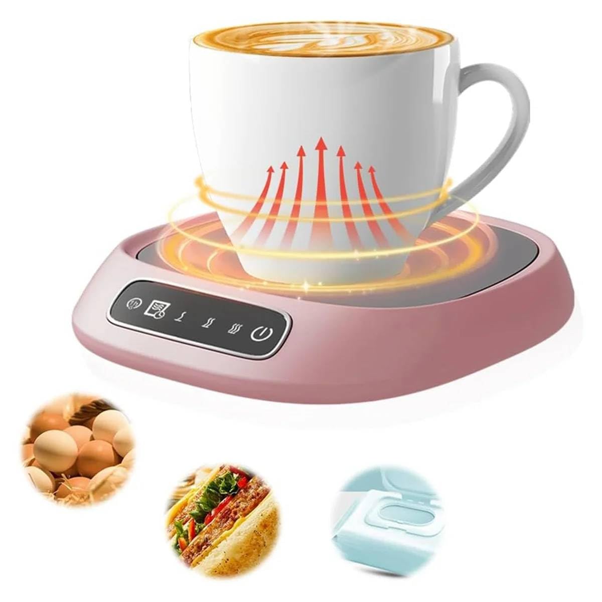 SHIPLORD® Smart Constant Temperature Coaster for Coffee Tea & Milk - Keeps Drinks Warm at Home or Office Desk-image-34