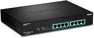TRENDnet 8-Port Gigabit Full Power Poe+ Switch, 8 x Gigabit PoE+ Ports, 240W Power Budget, 16Gbps Switching Capacity, Rack Mountable, Ethernet Network Switch, Metal, Lifetime Protection, TPE-TG80F