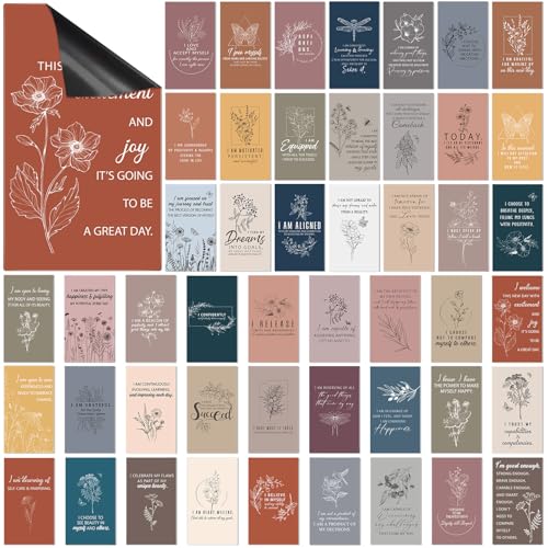 Set de 48 Imanes Decorativos con Frases Positivas