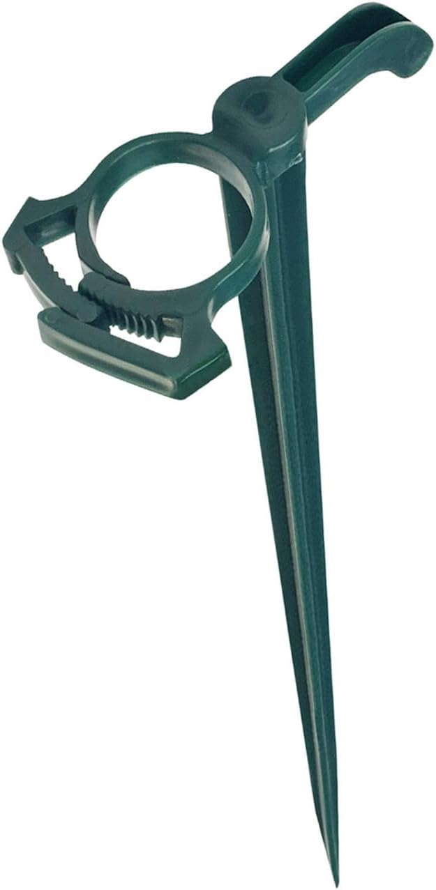 12” Tall Light Stakes (Green-Bag of 75) – Exclusive HALO Lock Technology for C7 & C9 Bulbs – Pro-Grade, Reusable, UV-Protected, Weather-Resistant, Easy to Install – Made in USA