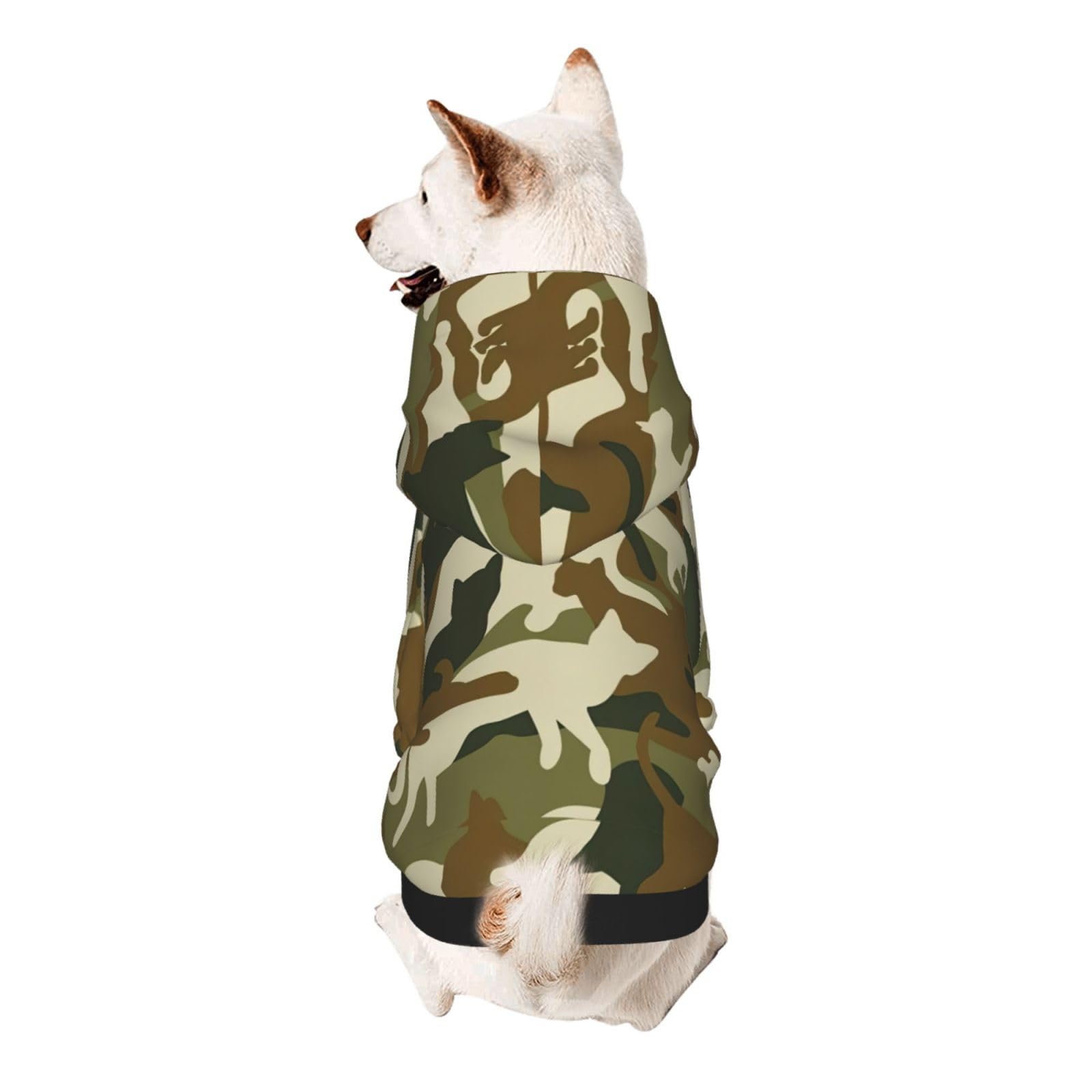 Amazon | 猫柄 迷彩柄 シルエット 犬服 ペット服 リオスタジオ 犬 服  