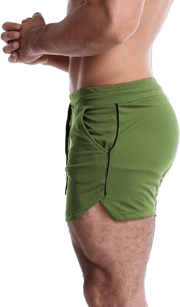 EVERWORTH Men's 5 Inch Inseam Workout Shorts Athletic Gym Shorts Bodybuilding Short Shorts Casual Running Shorts - Image 2