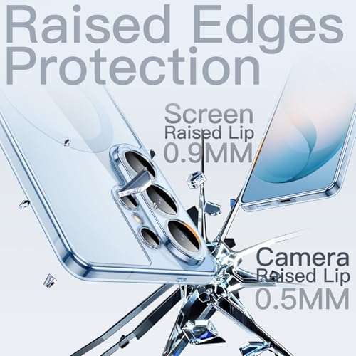 Image of JETech Magnetic Slim Cover Case for Samsung Galaxy S26 Ultra, Compatible with MagSafe, Camera Lens Full Protection, Ultra-Thin Lightweight Clear Minimalist Protective Phone Cover (Omphalodes)
