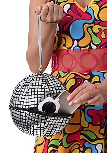 Bayi Co Funky Disco Ball Purse: Sparkle & Shine in Silver | Perfect for 70s Costumes - Get Your Groove On2