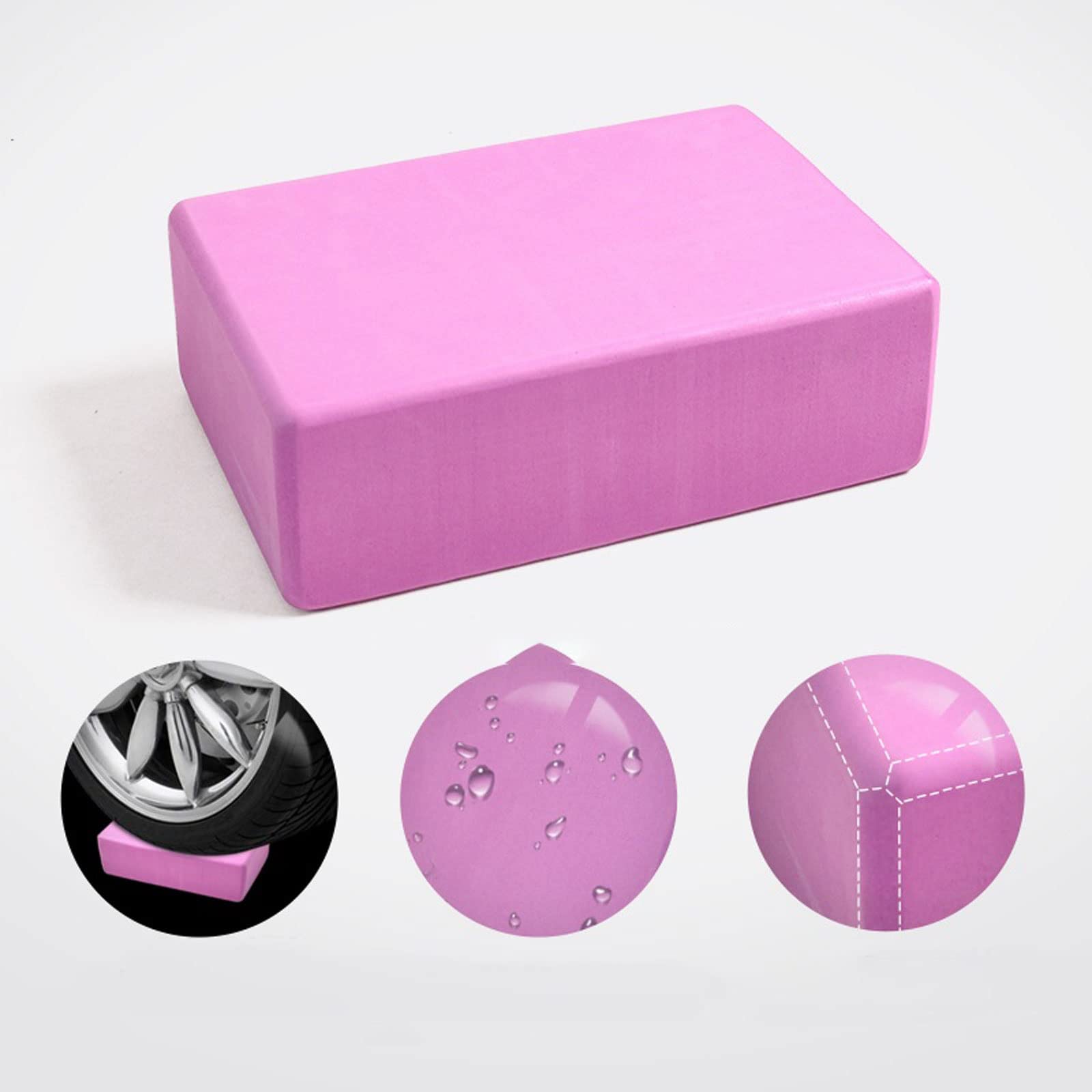 JINGYAN Bloki do jogi Foam Yoga Brick Colorful Fitness Pillow Bolster Block Anti-slip Exercise Equipment Stretching Aid Auxiliary Supplies