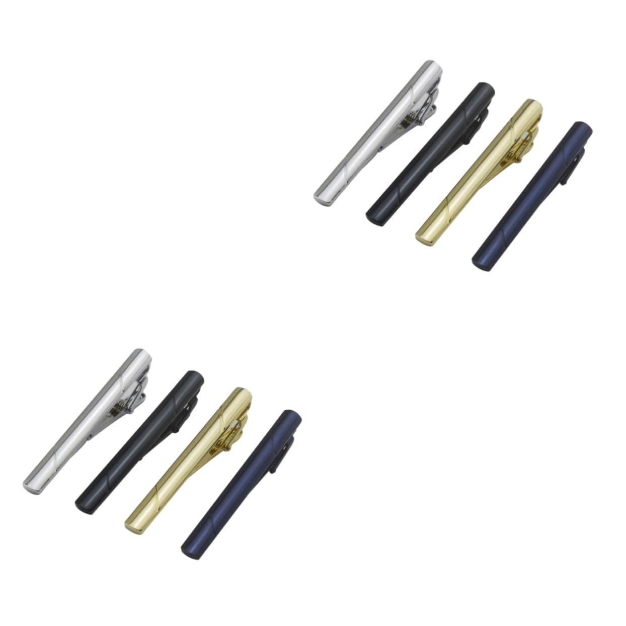ABOOFAN 8 Piezas Clip En Corbatas Para Hombres Clip De Corbata Para Hombre Clip De Corbata De Plata Clips De Corbata Para Hombres Clips De Barra De Corbata Clips De Metal Para Corbata