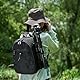 Amazon Basics Großer Kamerarucksack mit Interner Polsterung für DSLR und Zubehör, Wasserdicht und Stoßfest, 30 x 15 x 37 cm, Einfarbig, Schwarz