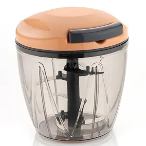 MERANATH Handy Chopper, XL, Vegetable Fruit Nut Onion Chopper, Hand Meat Grinder Mixer Food Processor Slicer Shredder Salad Maker Vegetable Tools (900ml)