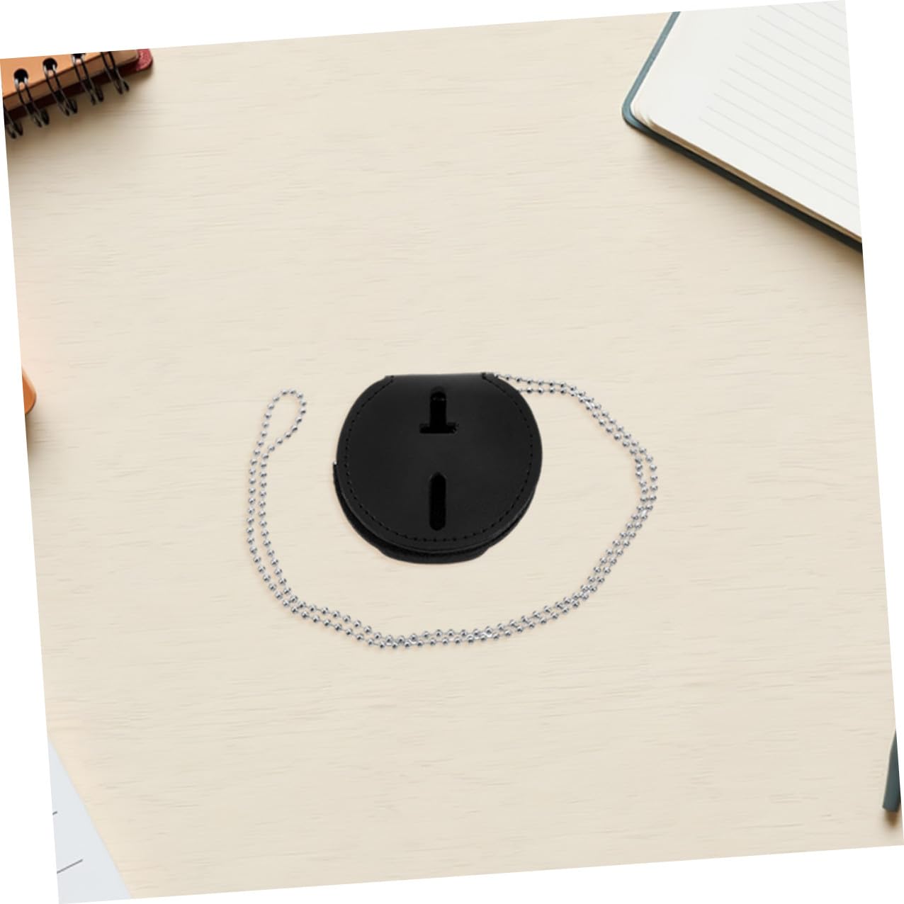 Gadpiparty Porta Badge con Clip in Lega 7 Pezzi in Pu Resistente per Impiego Lavorativo con Cordino Nero