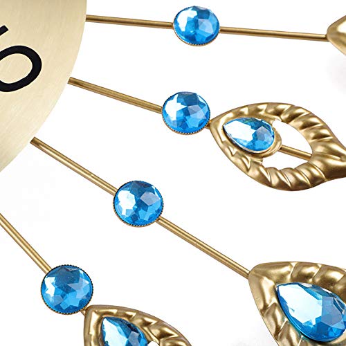 Peacock Large 24Inch Quartz Clock,Decorative Clock 3D Frameless Silent Wall Clock Murder Luxury For Living Room-A Diameter60Cm(24Inch) #TOP3