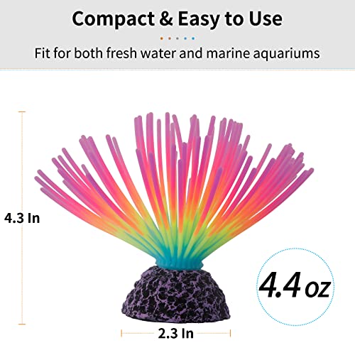 image for Uniclife Aquarium Imitative Rainbow Sea Urchin Ball Artificial Silicon