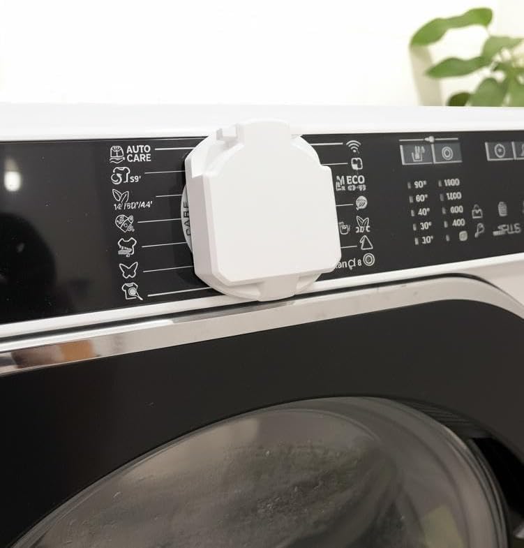 Beyaz Eşya Düğme Kilidi – Çocuk Güvenlik Kapağı - Standart Boy Beyaz Renk - 4-5.5cm - Görsel 2