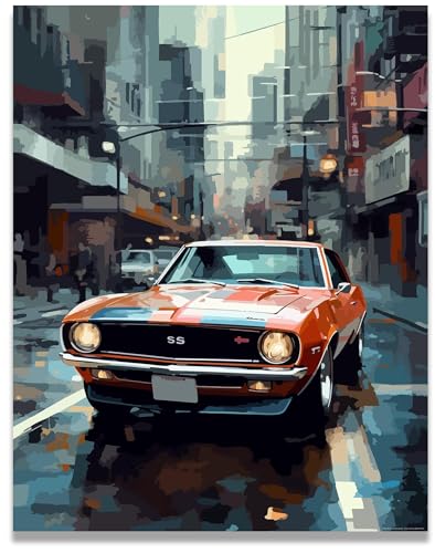 Inspirational Wall Art Co. - Refined 1969 Chevrolet Camaro Poster