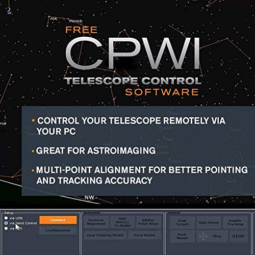 Telescopio Astronómico Refractor con Tripode y Accesorios miniatura 7