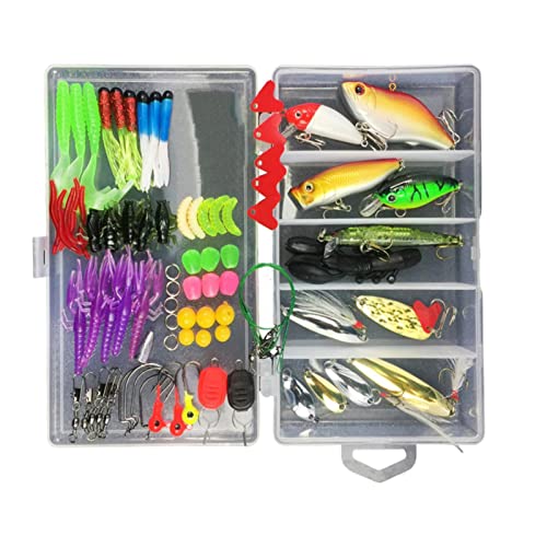 Tackle Box en Lure Kit, Tackle Box en Meer Vistuig Kunstaas Kit Set, Tackle Box voor Zoetwater Forel Bas Zalm Dnlm - Image 8