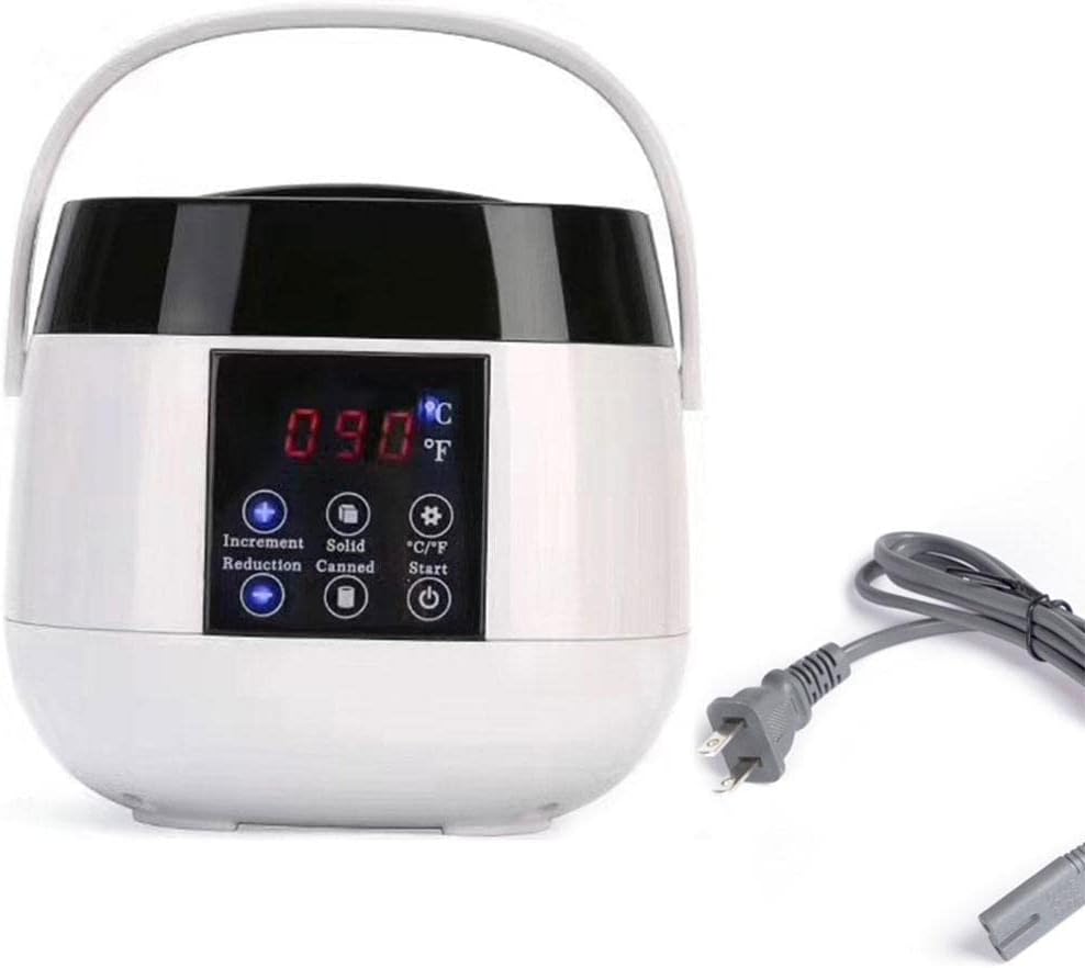 500ml Electric Melt Hair Removal LED Display for Men SPA, White