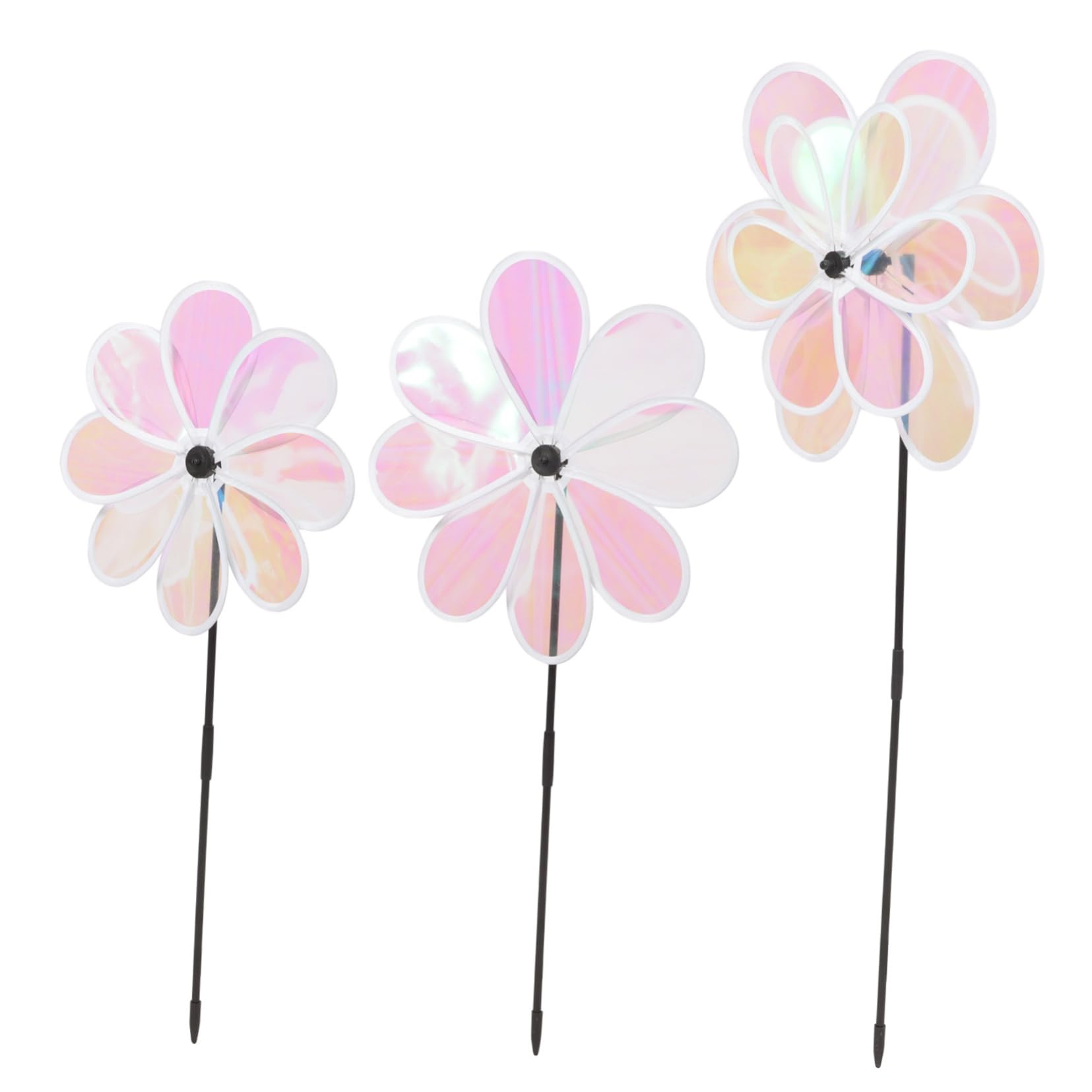 LIOOBO Garden Windmill Decor Sturdy Pinwheels for Boys and Girls Decorative Lawn Windmills Pinwheel Boys and Girls