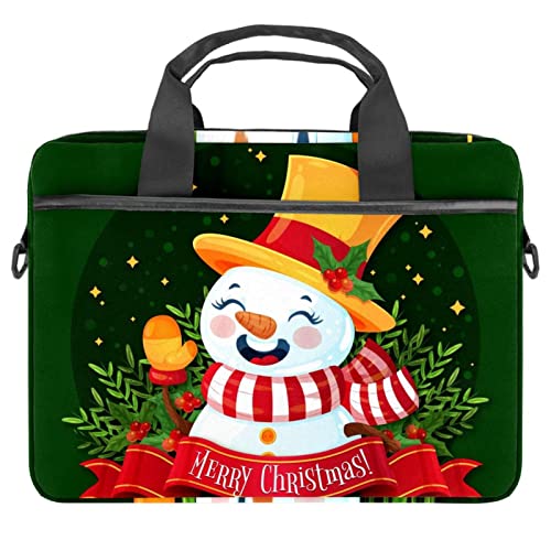 Sacoche ordinateur portable 13-14 pouces motif bonhomme de neige