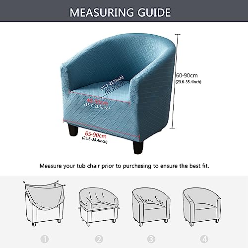 Funda elástica para sillón gris oscuro protector de muebles lavable 4