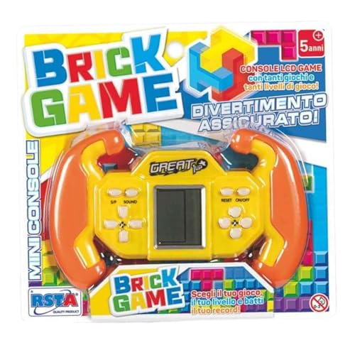 Design ergonomico: La forma compatta e il design ergonomico garantiscono una presa comoda, perfetta per bambini e adulti, rendendo la console adatta a lunghe sessioni di gioco.