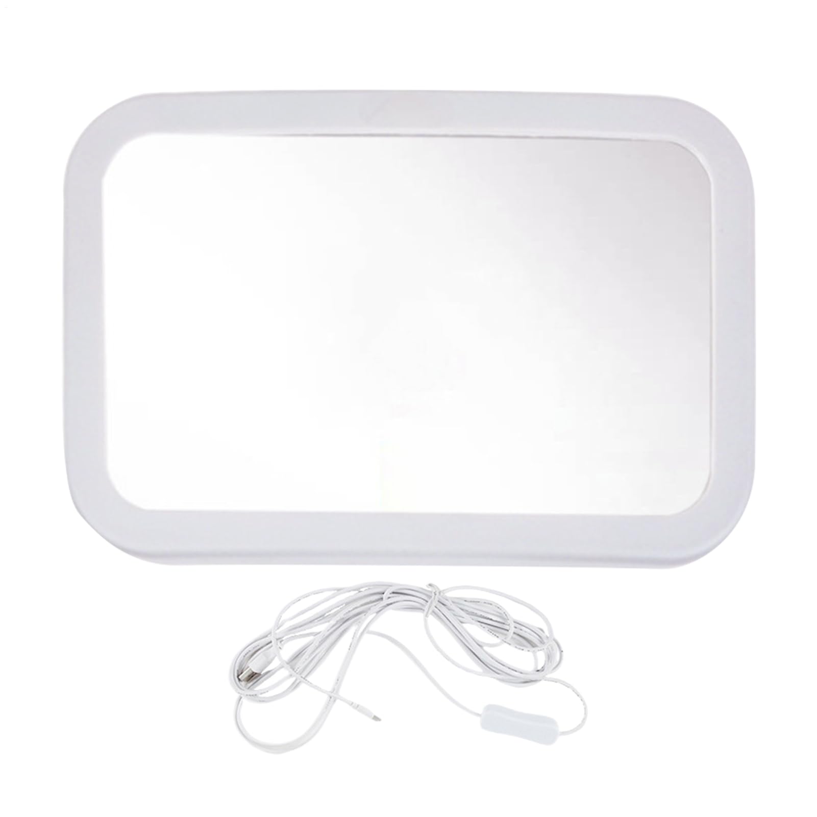 Miroir De Siège Auto Bébé Position Dos À La Route Verre de Sécurité LED