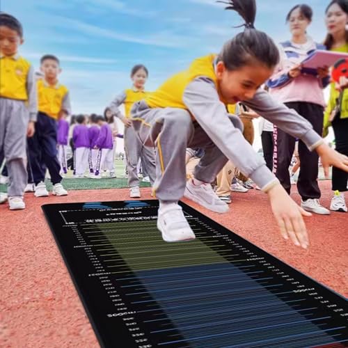 Oracra Carpeted Long Jump Test Mat for Child, 2m/2.5m/3m Long Exercise Training Pad Wear-Resistant, Home Gym Workout Board Rug Non Skid for Fitness (Color : 300cmx90cm)