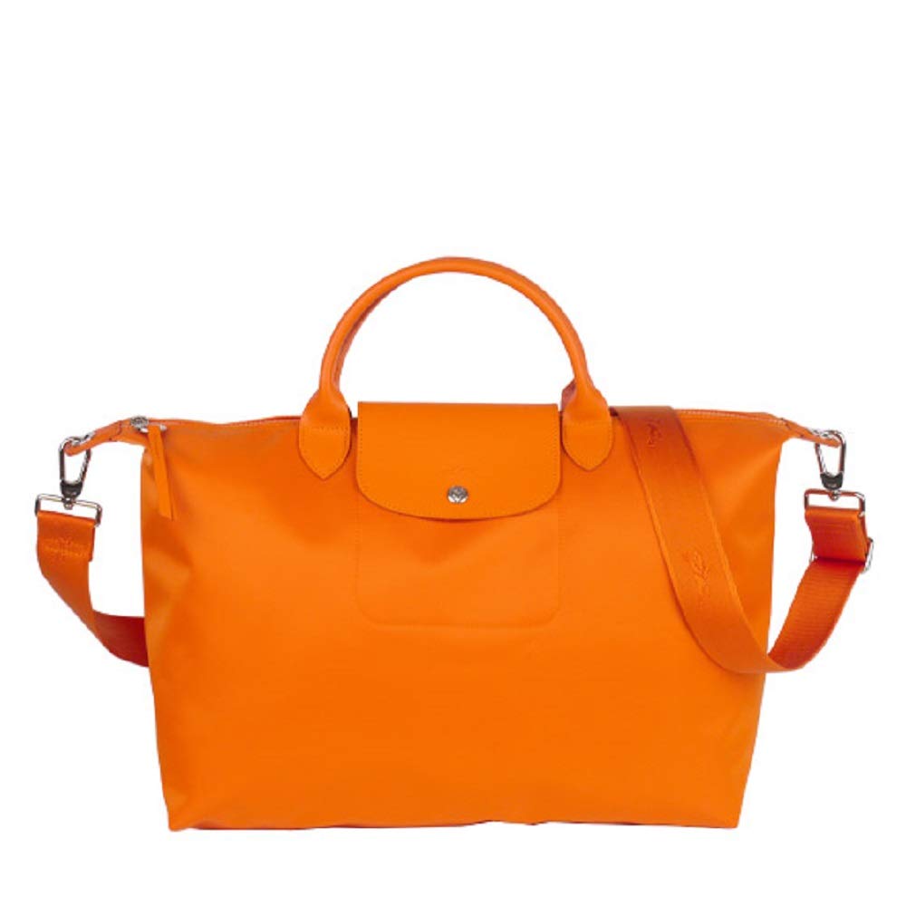 ✨美品✨【ロンシャン】プリアージュ　折りたたみ　オレンジ　ハンドバッグ ロンシャン LONGCHAMP トートバッグ ル プリアージュ グリーン