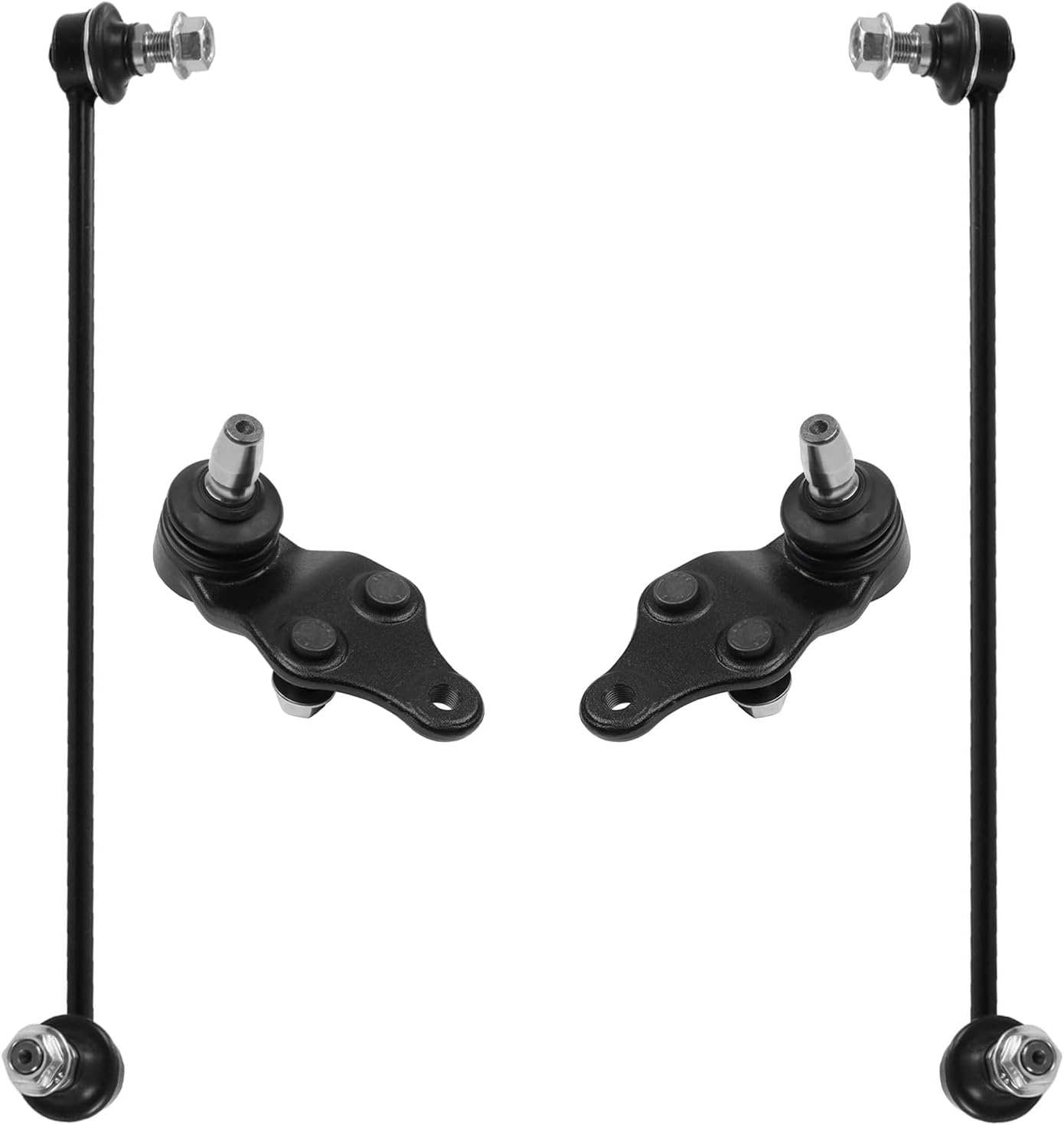 4pc Front Sway Bar Links Lower Ball Joints Suspension Kit
