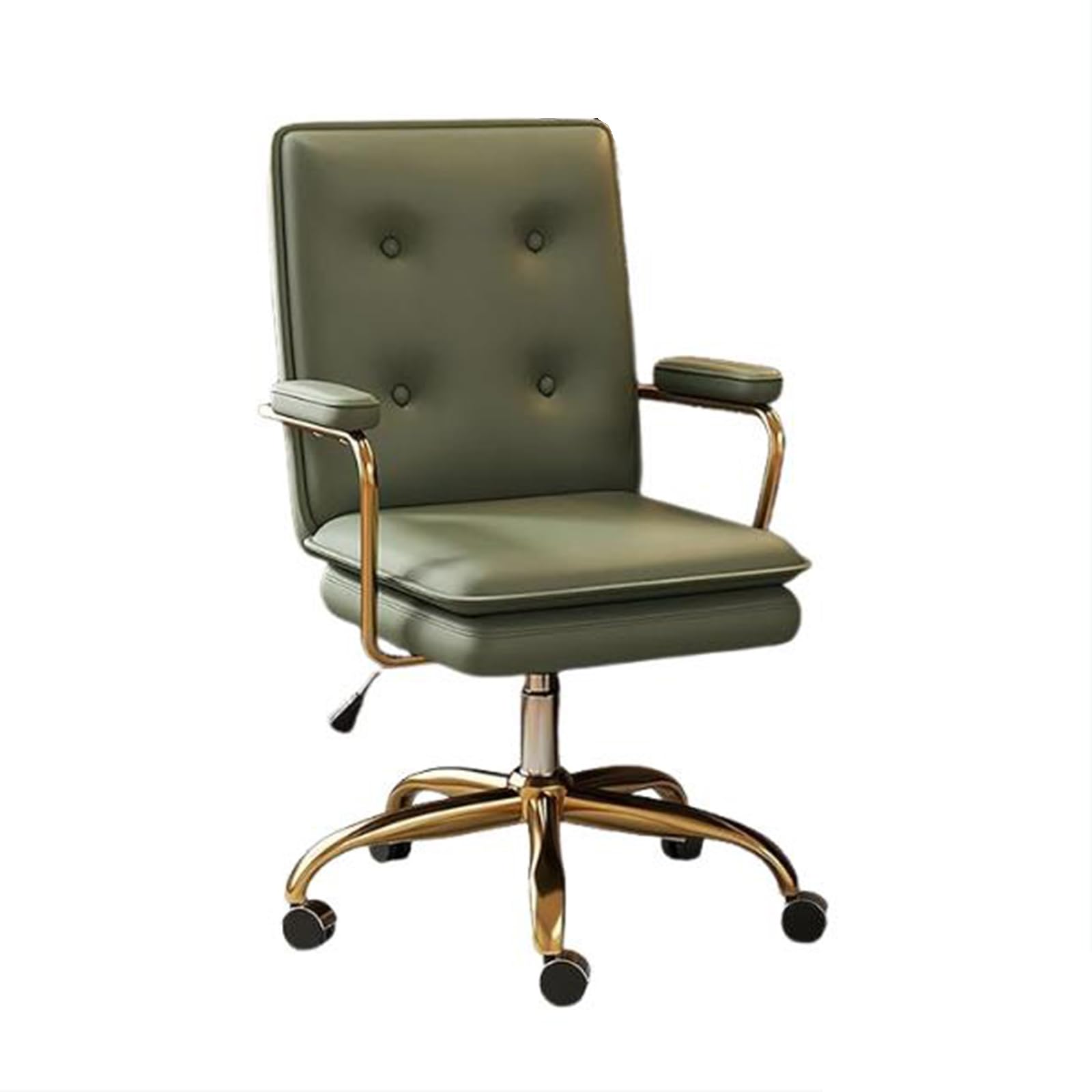 Chaise de bureau à domicile ergonomique JATIBOSH réglable avec accoudoirs en métal