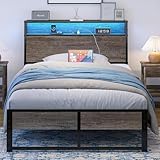 Twin Bed Frames with Charging...