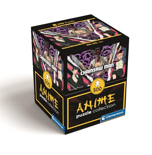 CLEMENTONI, PZL 500 CUBE ANIME CHAINSAW MAN -1, 35606